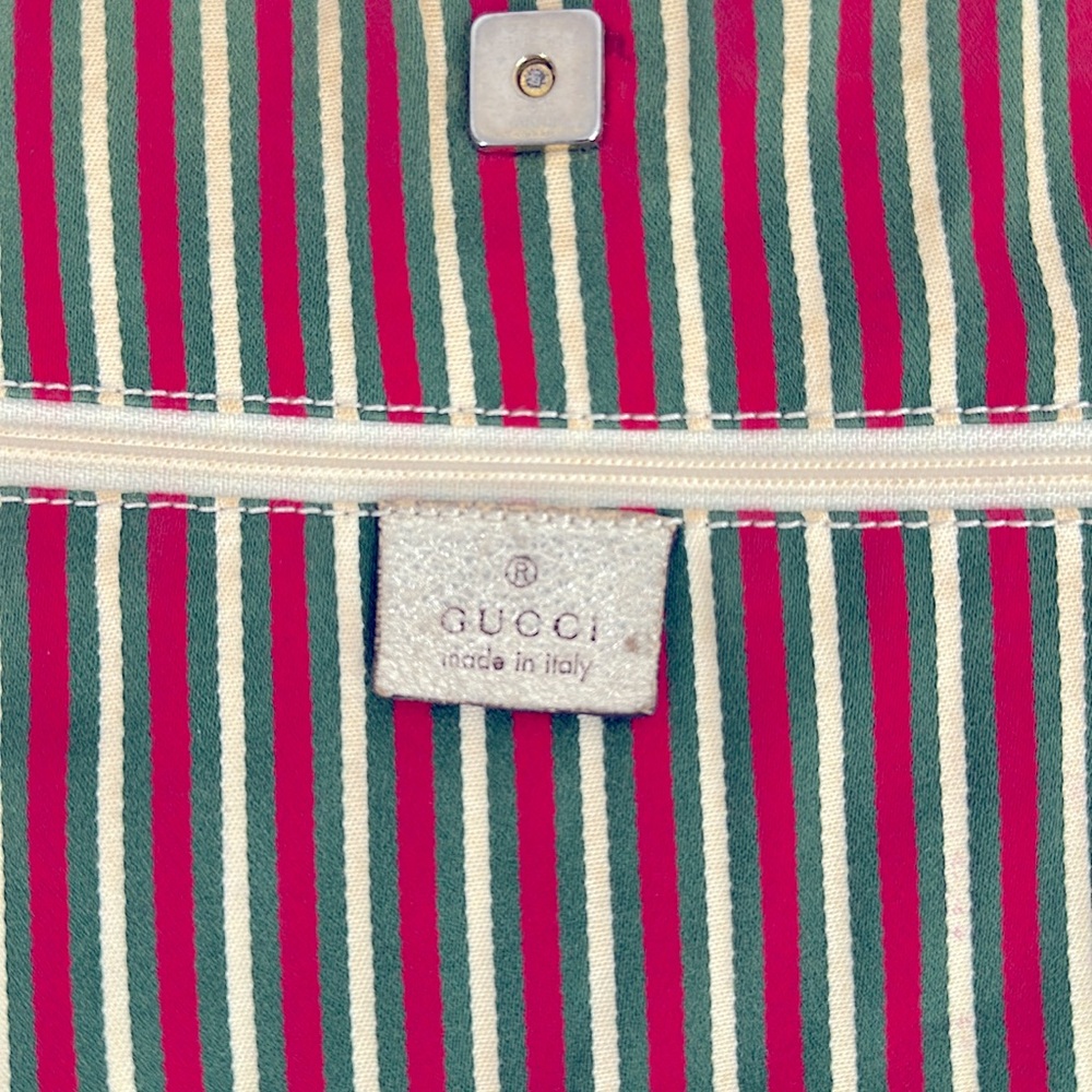 Authentic GUCCI Purse Lining-Red/Green - Picture 3 of 13